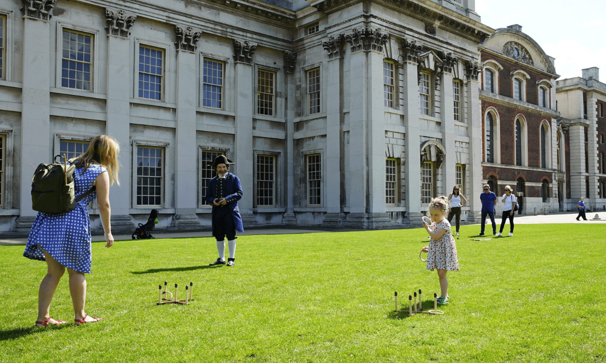 Lawn Games at the Old Royal Naval College
